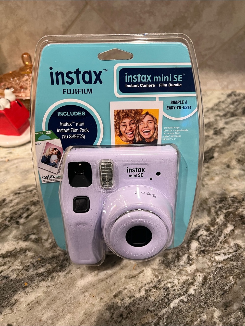 Fujifilm instax mini SE Instant Camera -Light Lavender with